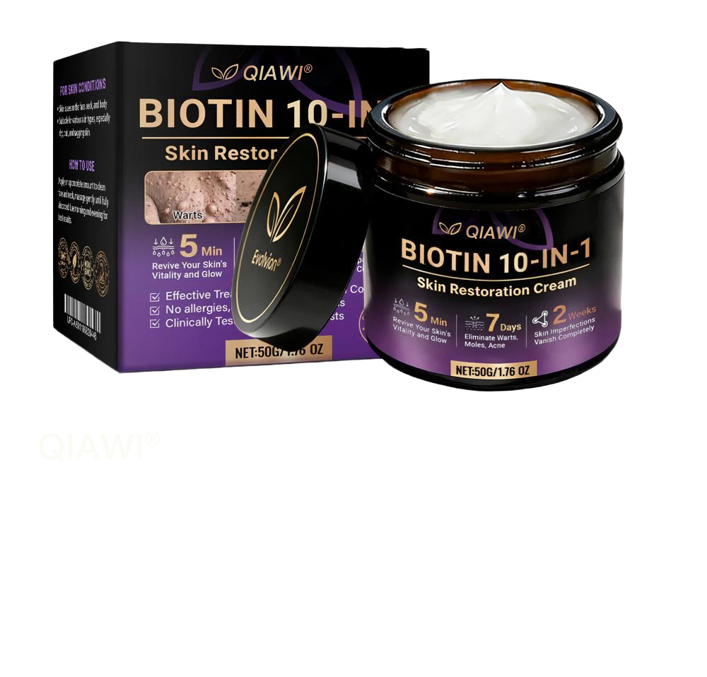Made and Shipped from USA🍁QIAWI® Biotin 10-in-1 Skin Restoration Cream - Last Day Promotion: 75% OFF Big Sale