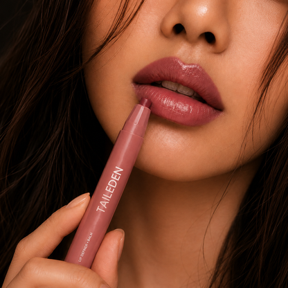 DoubleColor Lip Definer - 2-in-1 Lip Liner & Balm, Long-Lasting K-Beauty Lipstick with Satin Finish, Avocado Oil & Vitamin E