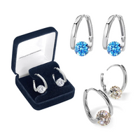 2PAIRS❤️SILVER+BLUE