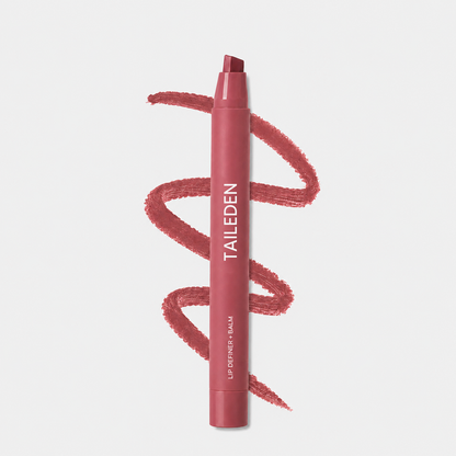DoubleColor Lip Definer - 2-in-1 Lip Liner & Balm, Long-Lasting K-Beauty Lipstick with Satin Finish, Avocado Oil & Vitamin E