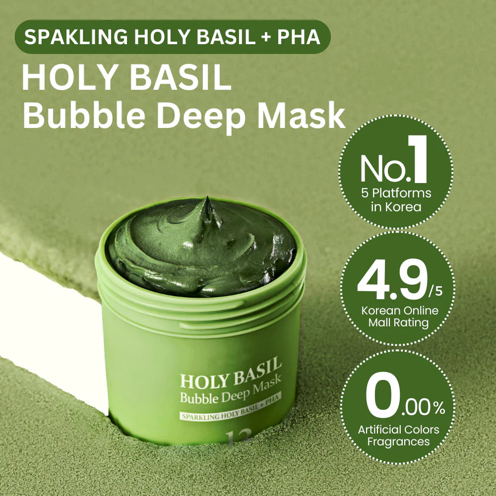 Holy Basil Sparking Bubble Mask 90g