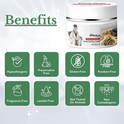 South Moon® Sensitive Skin Relief Cream– Fast Relief from Eczema Blisters & Dry Itchy Skin with Oatmeal-Style Soothing Zero-Irritant Fragrance-Free – 30 g