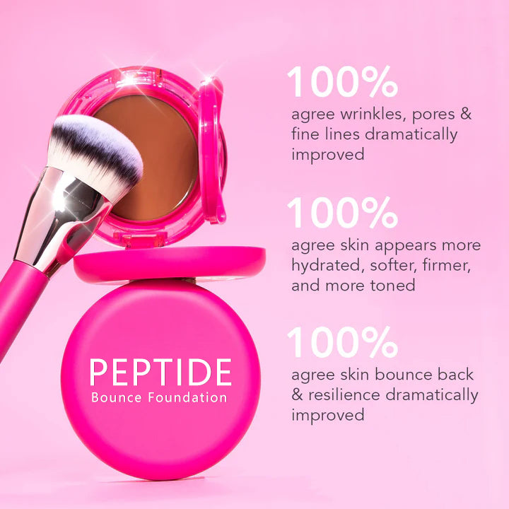 🥇Peptide Bounce Foundation🎁Free Makeup Brush Included