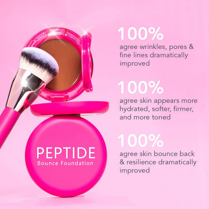 🥇Peptide Bounce Foundation🎁Free Makeup Brush Included