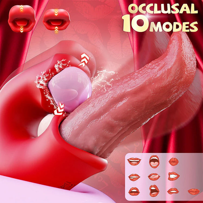 BBoj™ 2026 Upgraded 3-in-1 Rose Toy – Automatic Thrusting G-Spot Vibrator & Air-Pulse Clit Sucker, Waterproof Liquid Silicone with Smart Heating🗽