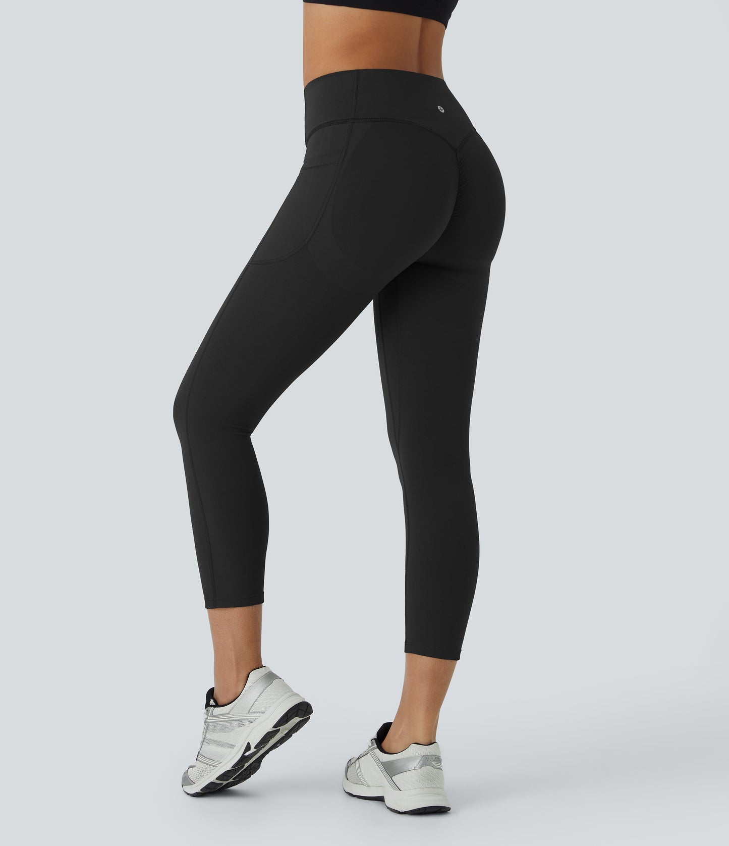 The Original High Waisted Scrunch Butt Lifting Tummy Control Pocket Shaping Capri Training Leggings