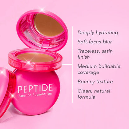 🥇Peptide Bounce Foundation🎁Free Makeup Brush Included