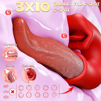 BBoj™ 2026 Upgraded 3-in-1 Rose Toy – Automatic Thrusting G-Spot Vibrator & Air-Pulse Clit Sucker, Waterproof Liquid Silicone with Smart Heating🗽
