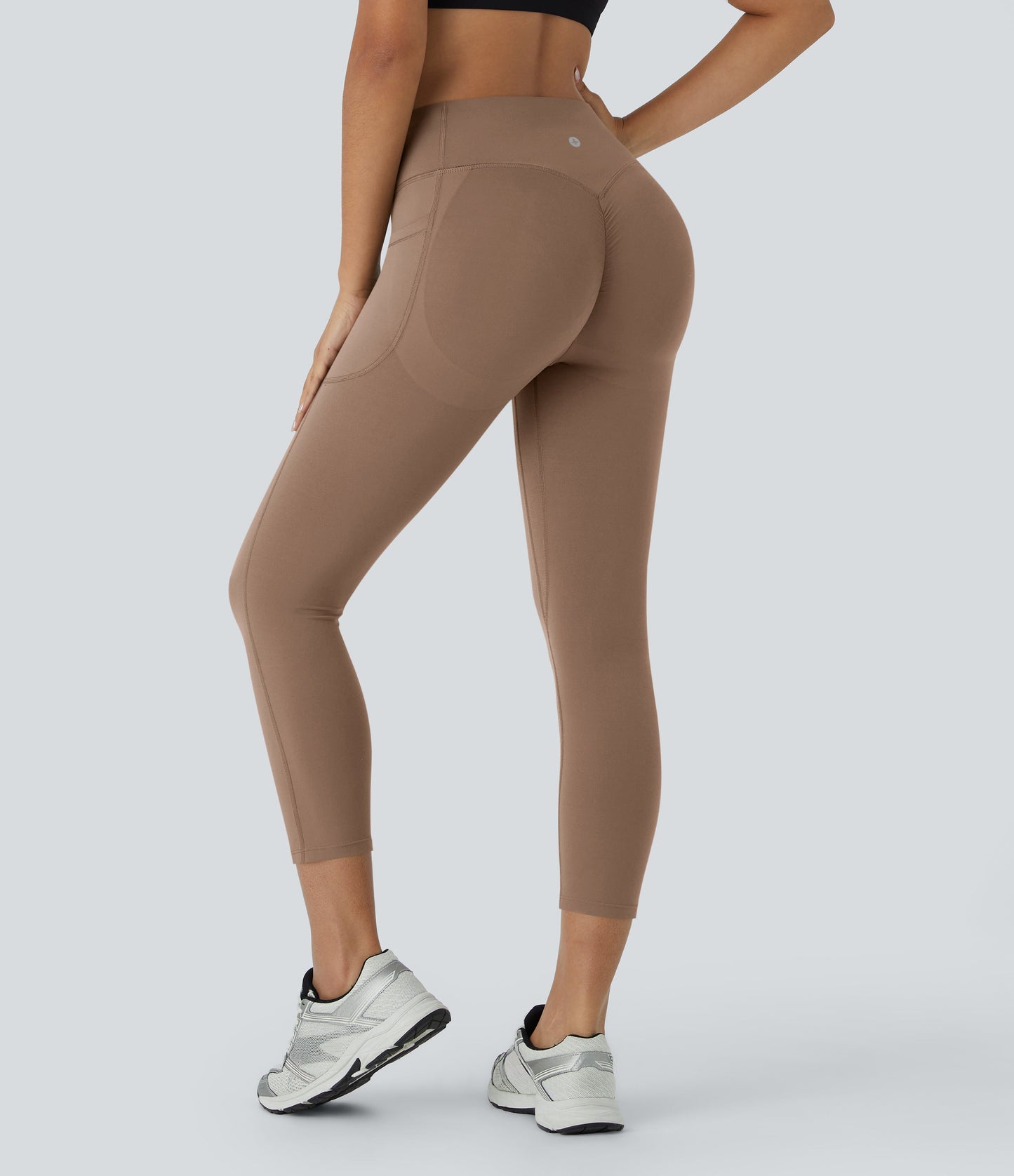 The Original High Waisted Scrunch Butt Lifting Tummy Control Pocket Shaping Capri Training Leggings