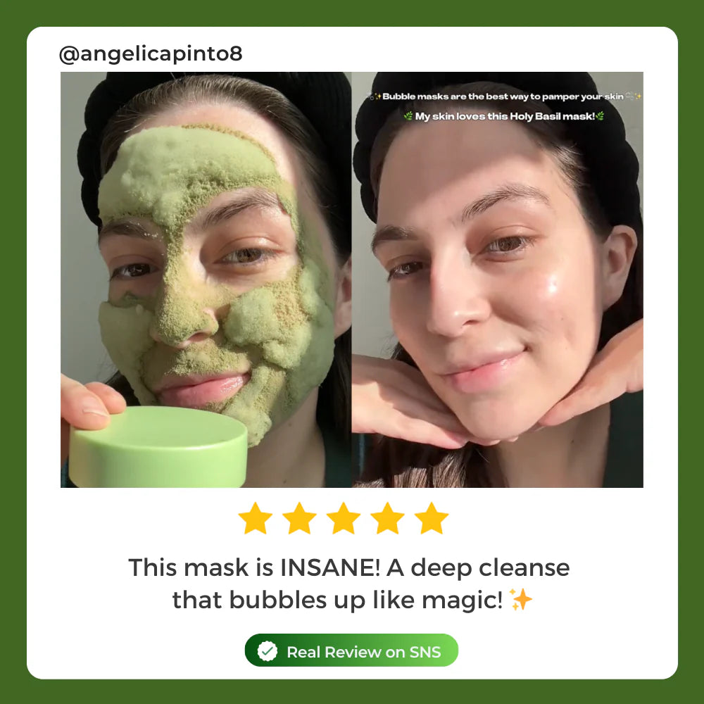 Holy Basil Sparking Bubble Mask 90g