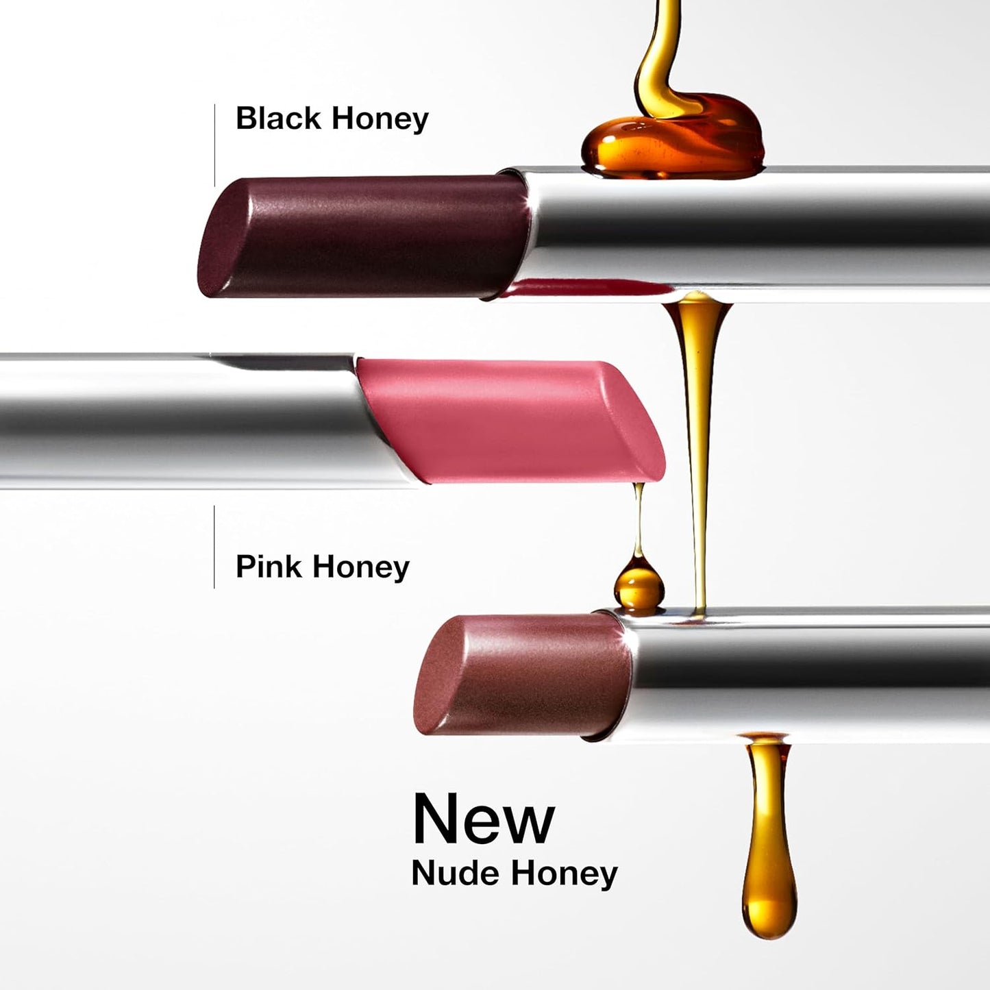 Almost Lipstick Tinted Lip Balm in 3 Iconic Shades Black Honey and Pink Honey | Sheer + Lightweight