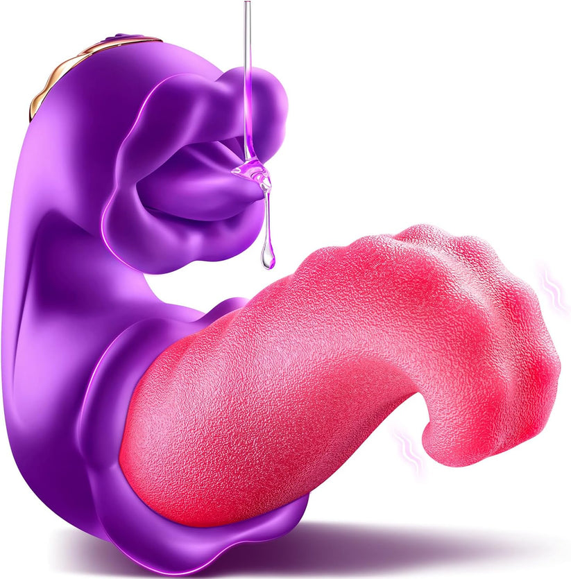 BBoj™ 2026 Upgraded 3-in-1 Rose Toy – Automatic Thrusting G-Spot Vibrator & Air-Pulse Clit Sucker, Waterproof Liquid Silicone with Smart Heating🗽