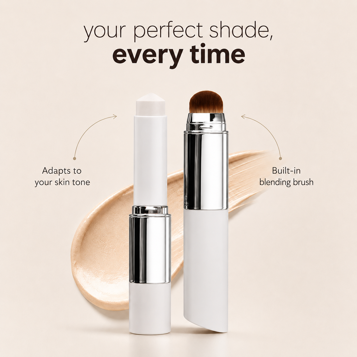 Color-Changing Foundation Stick