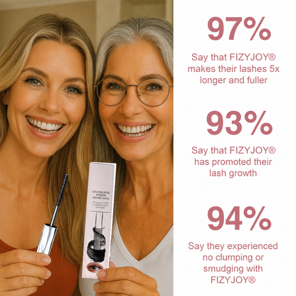 FIZYJOY® Waterproof Fibre Mascara💧  – Volume & Length without Clumping for Dramatic Moments