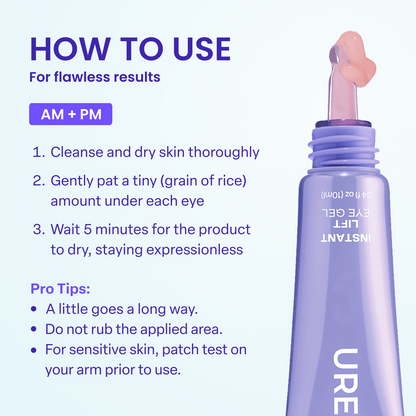 Final 3 Hours: 60%OFF🔥 Instant Lift Eye Gel for Puffiness, Bags & Dark Circles